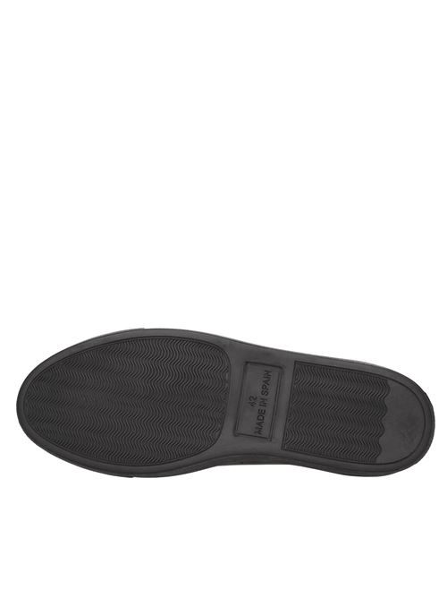 Sneakers in pelle MOSCHINO COUTURE | MB15042G0DGA100ANERO-BIANCO